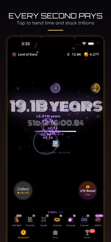 Stopwatch: Idle Clicker Game Screenshot 1 of 5