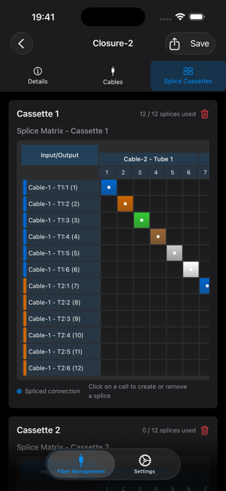 Fiber Closure Manager Screenshot 7 of 10