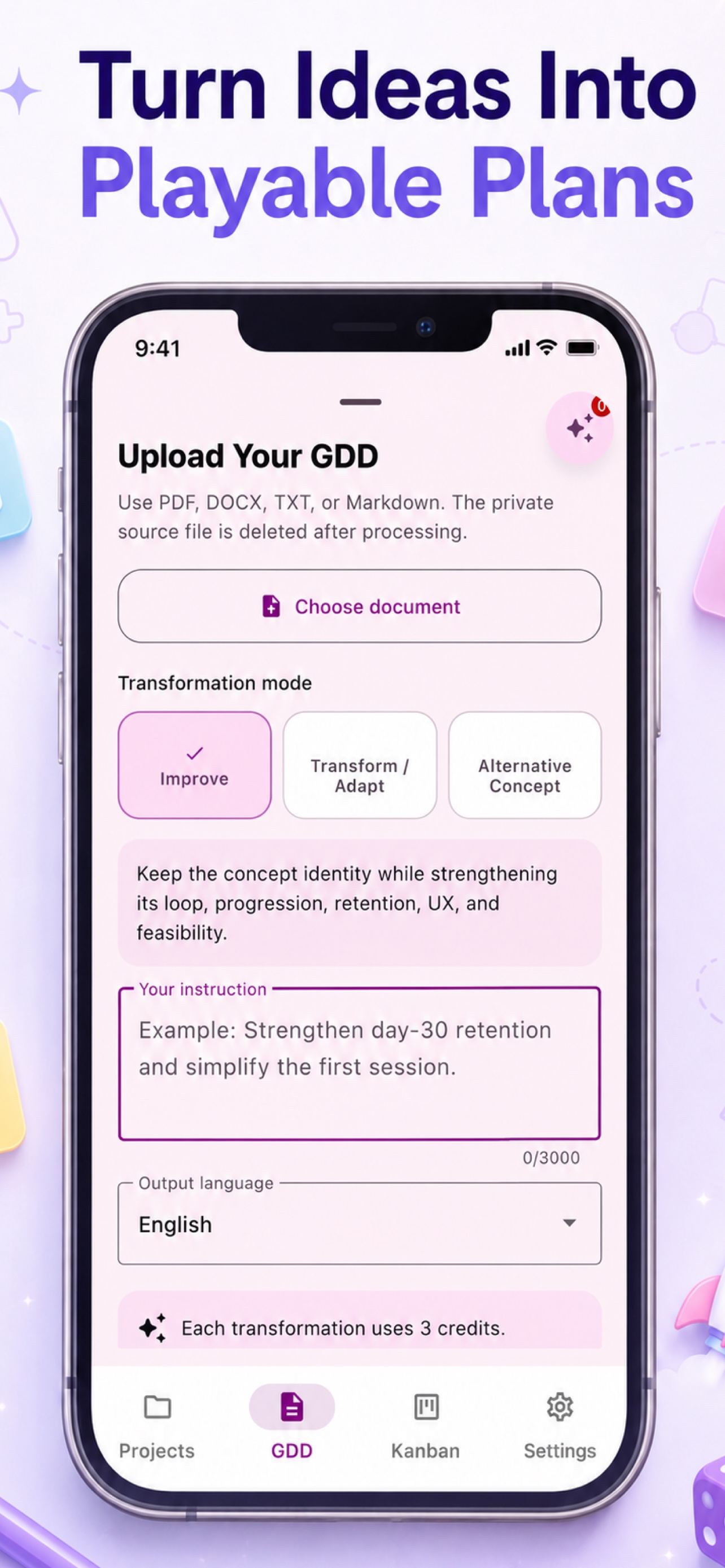 Lordly AI Game Design Creator screenshot 3