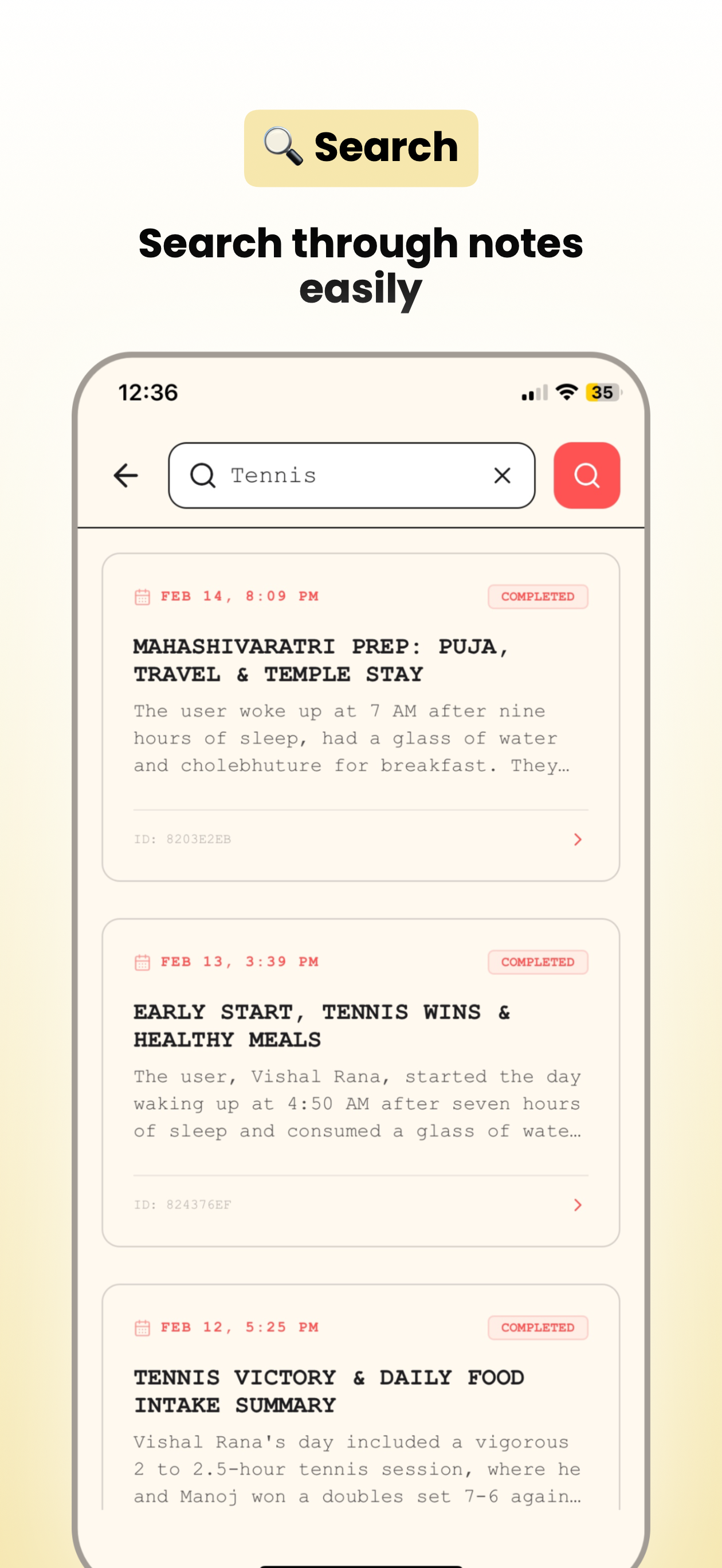 Chela: AI Voice Notes & Habits