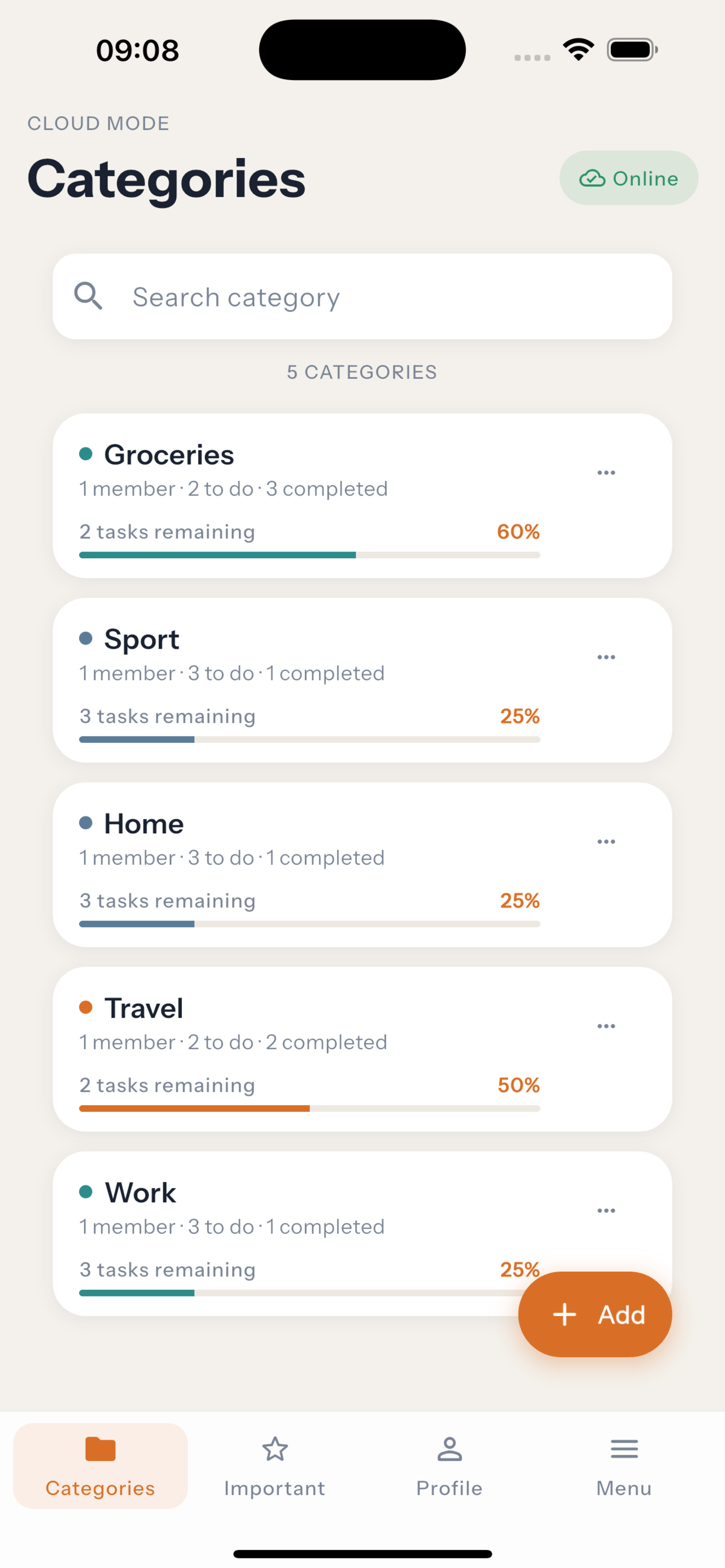 Etma - Todo list manager screenshot 1