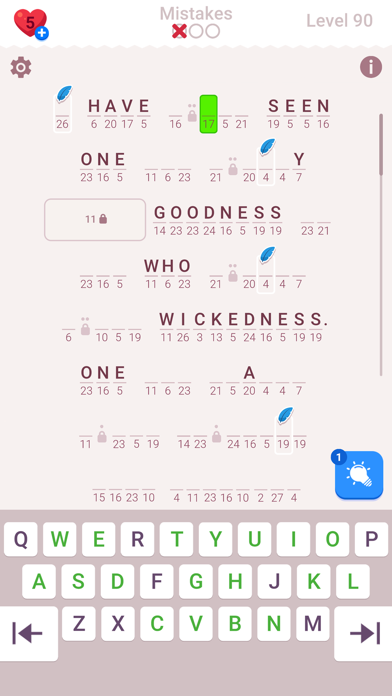 Cryptogram: Word Brain Puzzleのおすすめ画像6