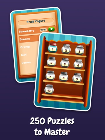 Sweet Words: Brain Puzzle Game iPad screenshot