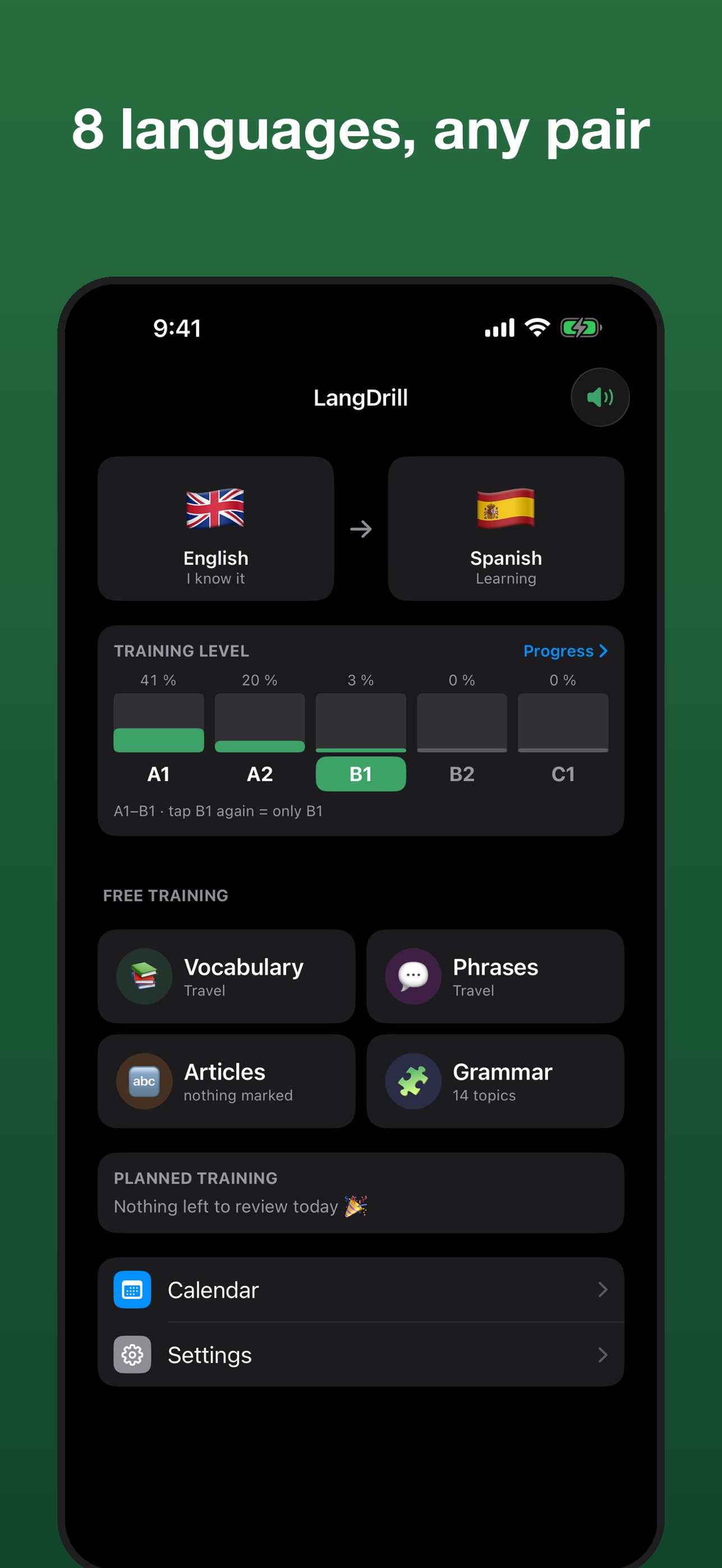 Screenshot 3 of LangDrill: Vocab & Grammar