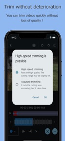 ChotCut - Fast video trimming screenshot