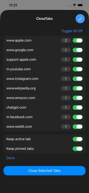 CloseTabs for Safari screenshot 2