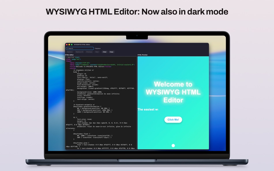 #3. WYSIWYG HTML Editor (macOS) Bởi: Wicher B Donga