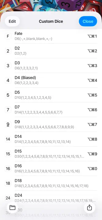 Dice by PCalc screenshot 7