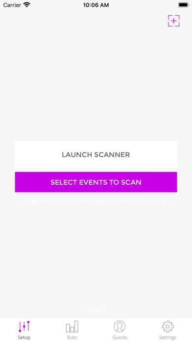 TicketLeap Scan Screenshot