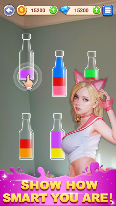Bad Girl Cocktail Puzzle Screenshot