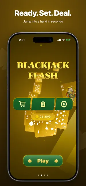 Blackjack Flash screenshot 1