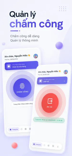 Quản Lý Chấm Công screenshot 1