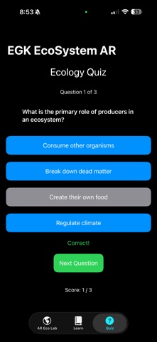 EGK EcoSystem AR screenshot