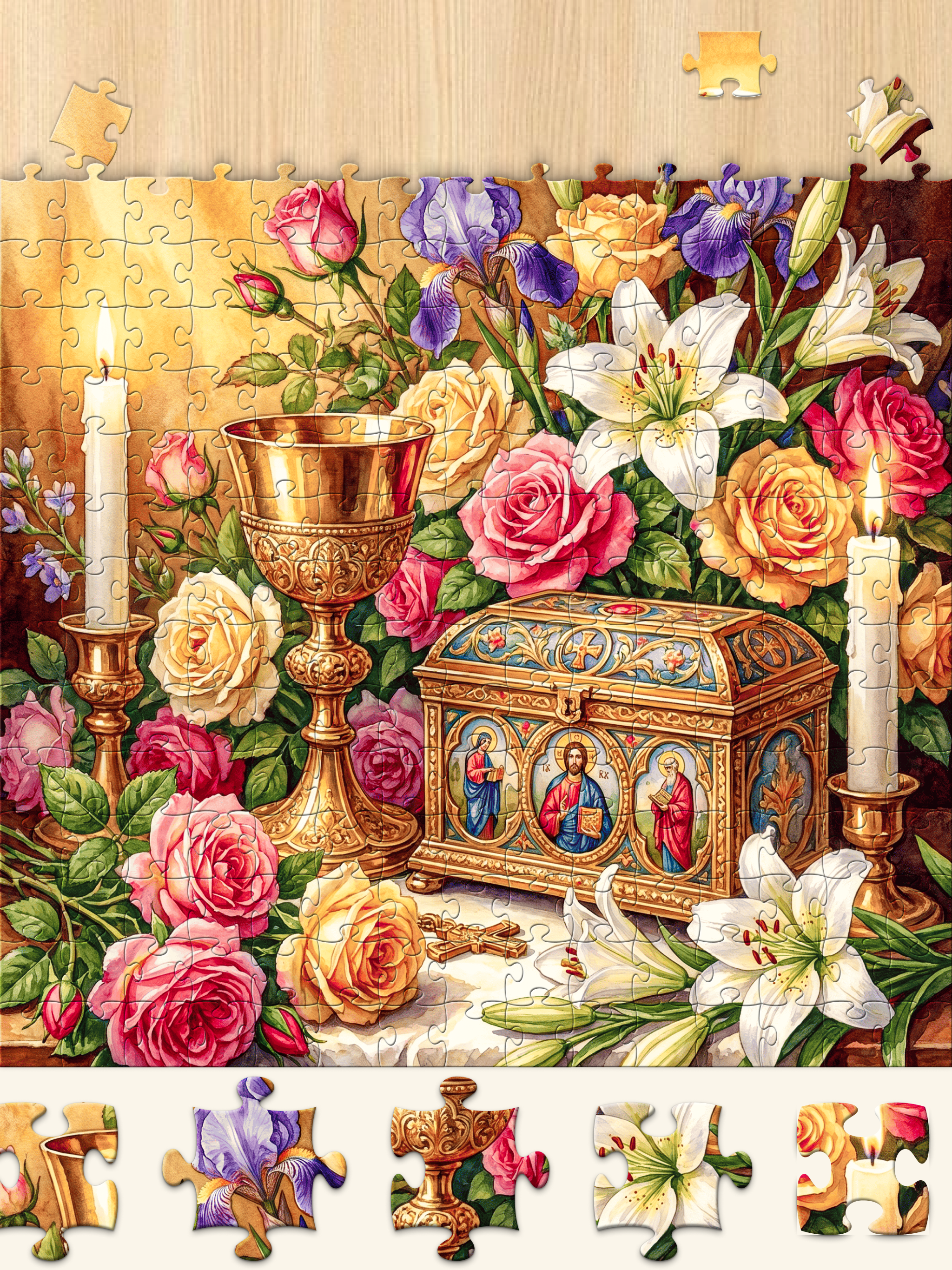 Bible Jigsaw Puzzle: Calm Game screenshot 14
