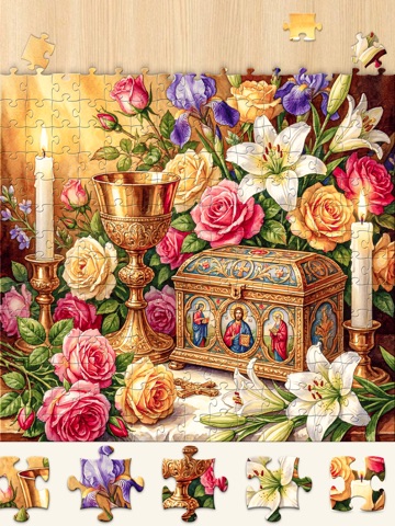 Bible Jigsaw Puzzle: Calm Game iPad screenshot