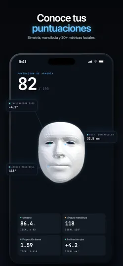 Captura de pantalla de Skanyl: Escáner Facial 3D en iPhone 2