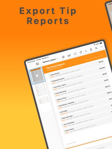 Tip Calculator - Tip Check iPad screenshot