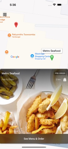 Metro Seafood Toowoomba iPhone screenshot