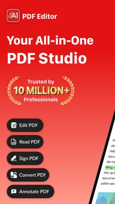 PDF Editor: Read, Scan & Sign screenshot 1