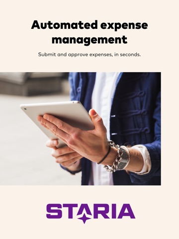 Staria Expense iPad screenshot