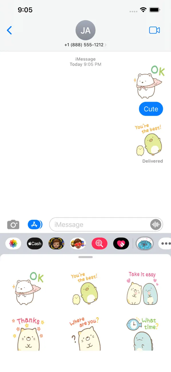 Screenshot #1 pour Bell's Family Stickers