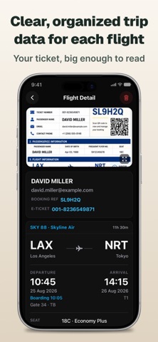 Flight Ticket Scanner Screenshot 3 of 5