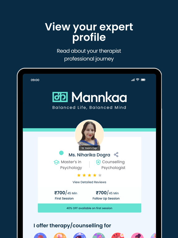 Mannkaa iPad screenshot 6 - Medical app