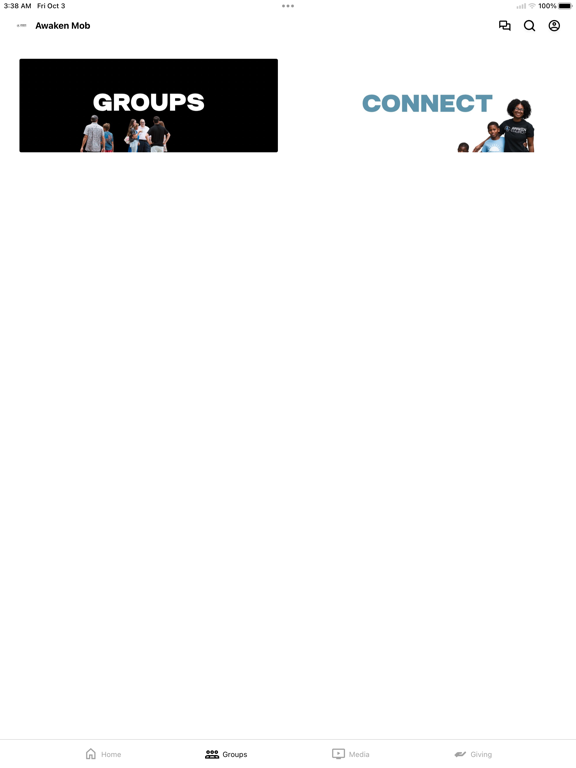 Awaken Church Mobile iPad screenshot 2 - Education app