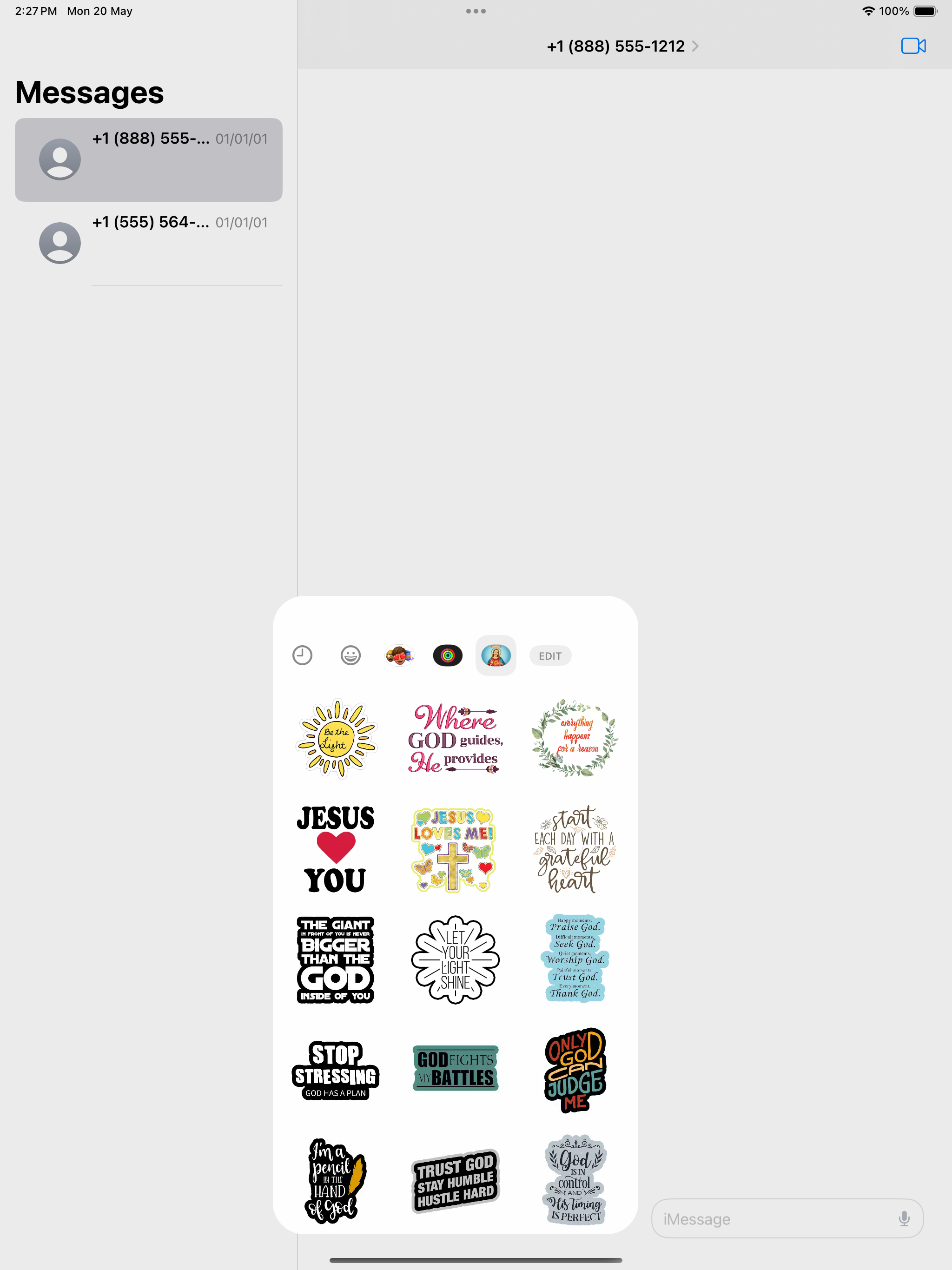 Animated Jesus Christ Stickers