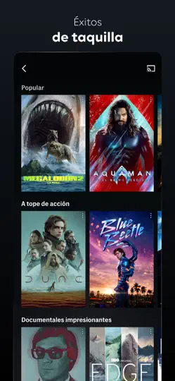 Captura de pantalla de HBO Max: Ve Películas Y TV en iPhone 6