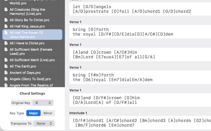 App screenshot