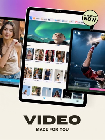 VideoCap: AI Video Generator iPad screenshot