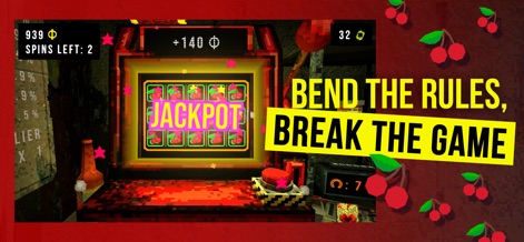 CloverPit - スロットリールに「JACKPOT」の文字が揃うと、勝利時にはリールを囲む星のエフェクトが鮮やかに表示され、圧倒的な報酬獲得の瞬間を体験できます。