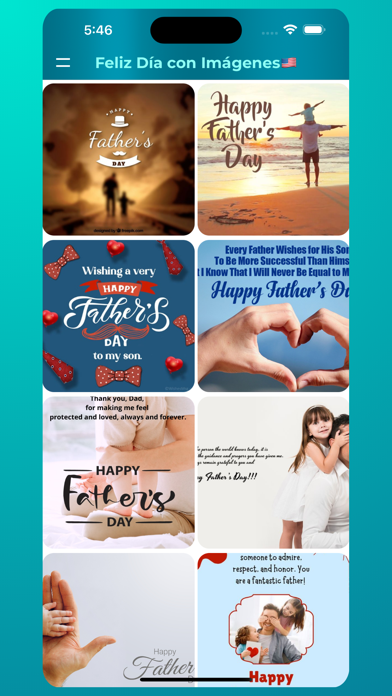 Happy Father's Day with Phrase Screenshot