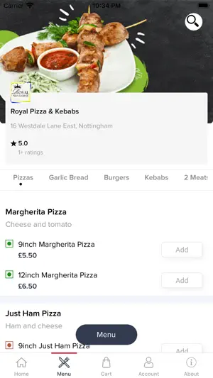 Royal kebabs screenshot 2