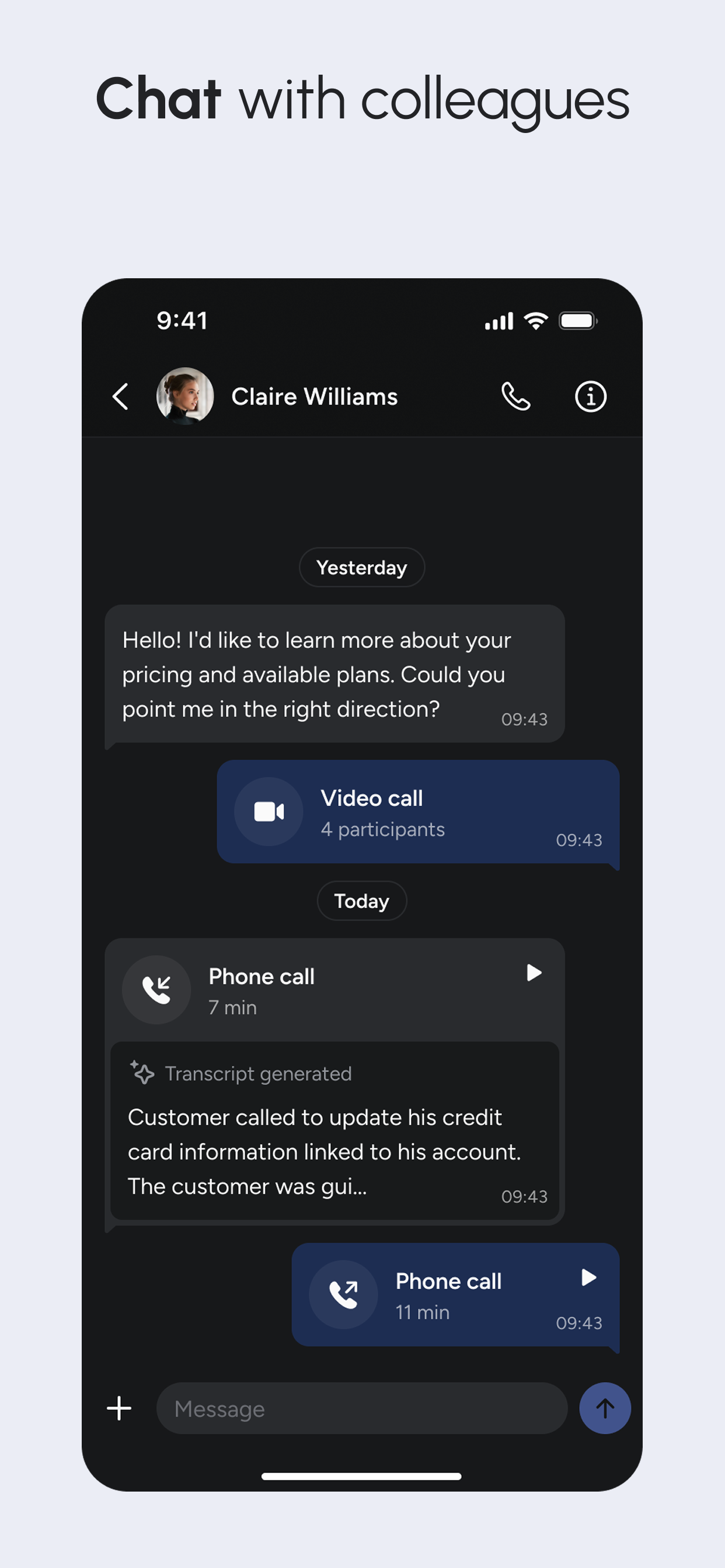 Xelion screenshot 5