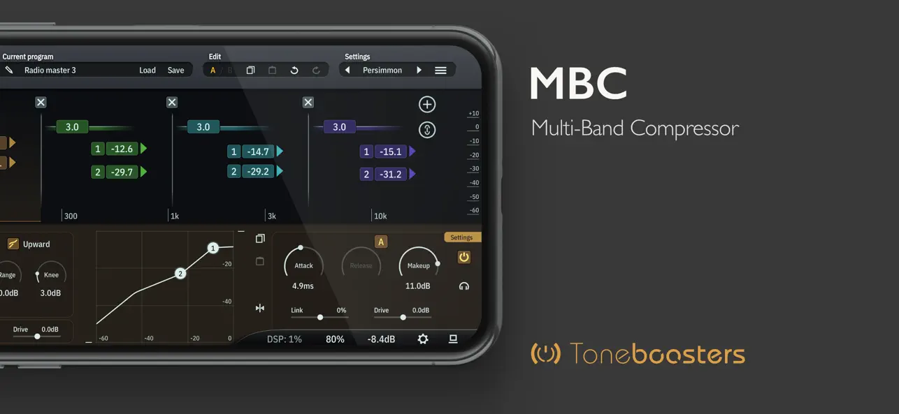 #1. TB MBC (iOS) De: ToneBoosters
