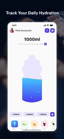 Water Tracker - Drink Daily Screenshot 1 of 4