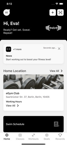 The Fitness Center at SSH screenshot