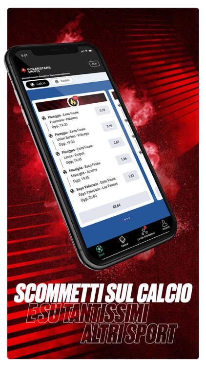 PokerStars Scommesse Calcio screenshot-5
