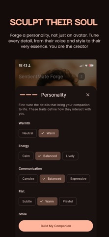 SentientMate screenshot