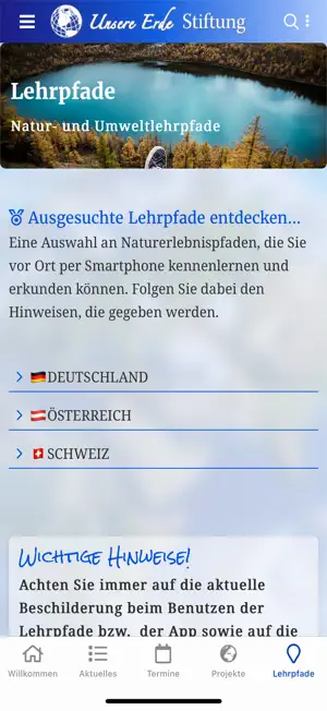 Unsere Erde Stiftung screenshot 4