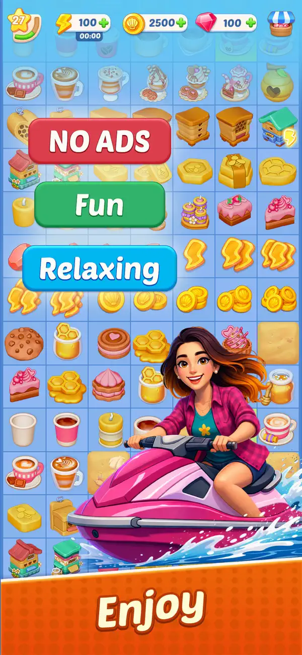 #5. Seaside Secrets: Merge & Story (iOS) By: Supercent, Inc.