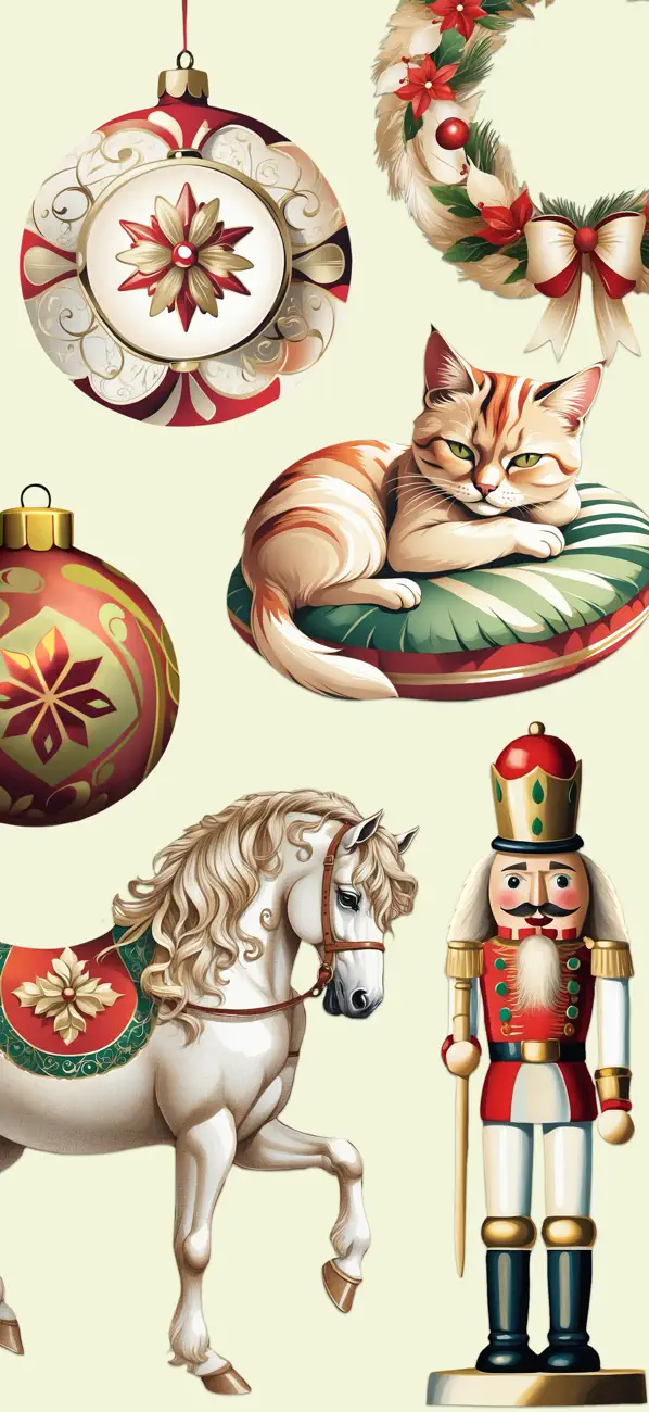Screenshot #2 pour Antique Christmas Stickers