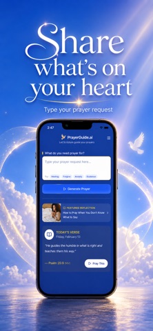PrayerGuide.ai: Prayer App Screenshot 1 of 7