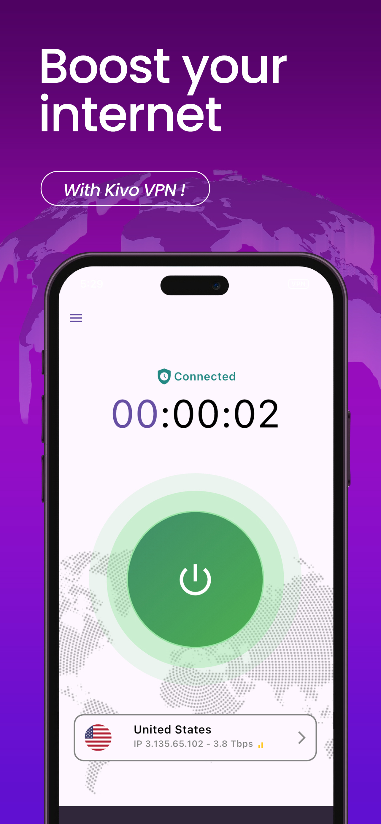 Secure VPN App: Kivo VPN