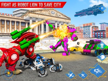 Lion Tank Alien Army Attack iPad screenshot