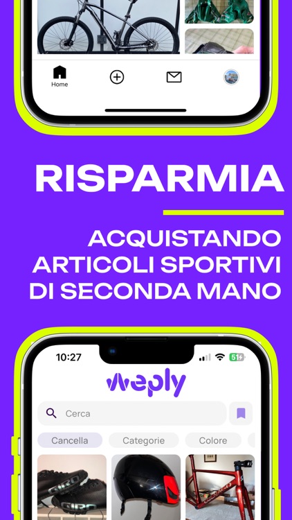 Weply: Articoli sportivi usati