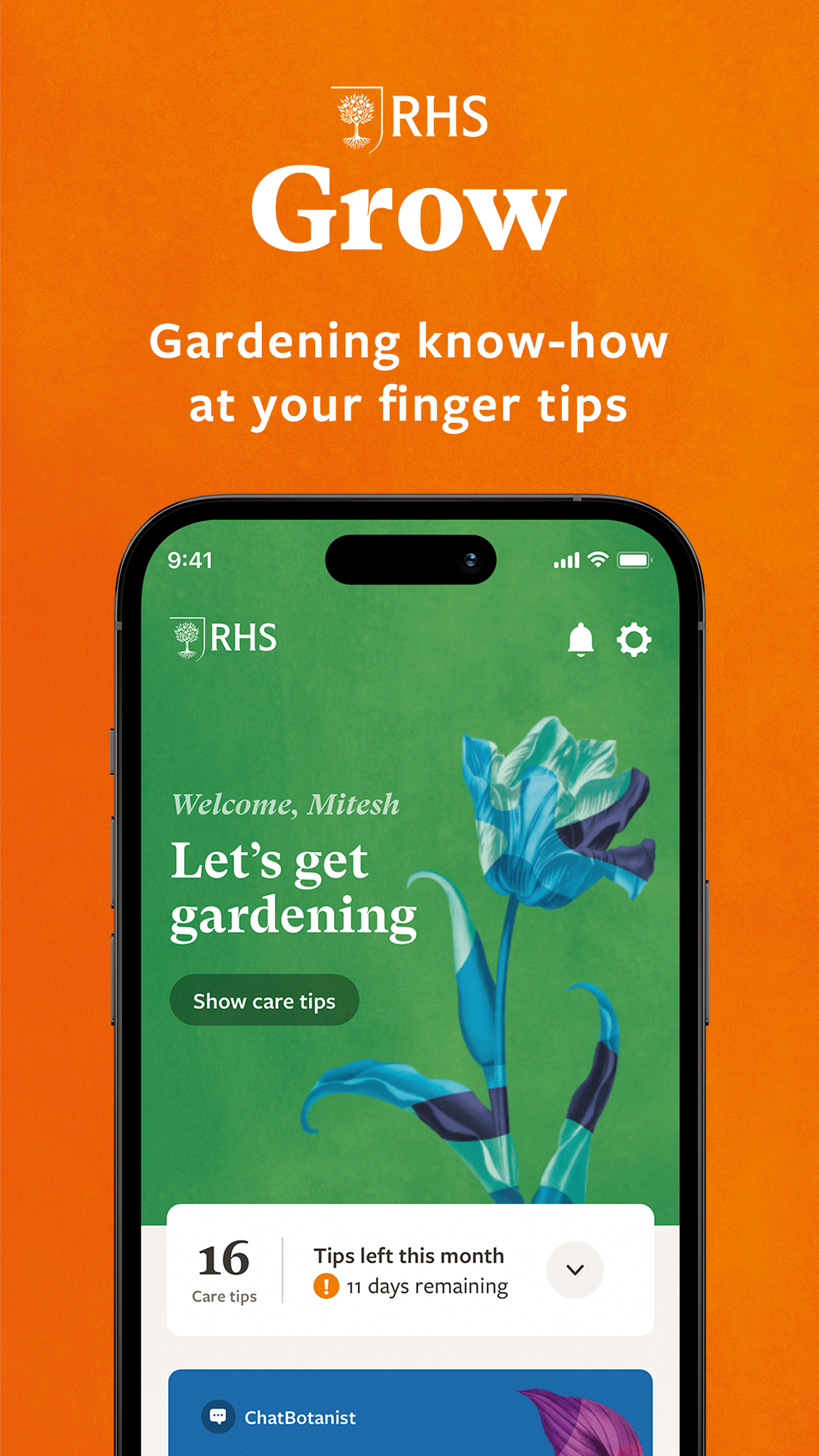 RHS Grow - Plant & Garden Care