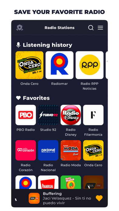 Radio Peru FM: Radio Online Screenshot